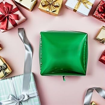 Amazon.co.jp: CAXUSD 3個 四角い風船 金属風船の装飾 誕生日 ホイル